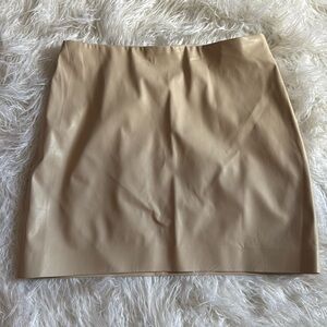 Faux Leather Skirt (Medium)